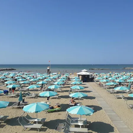 Casa Massimo Con Giardino Fronte Mare 리미니